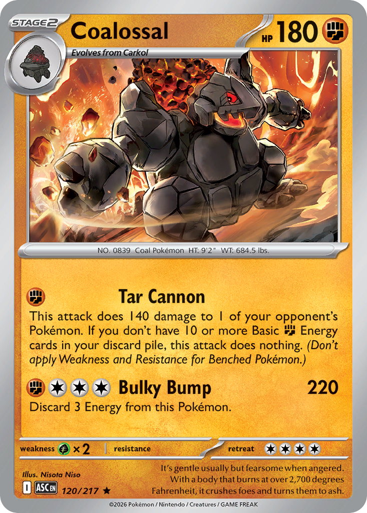 Coalossal - 120/217 - Holo