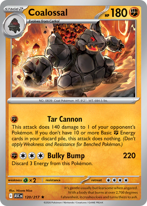 Coalossal - 120/217 - Holo