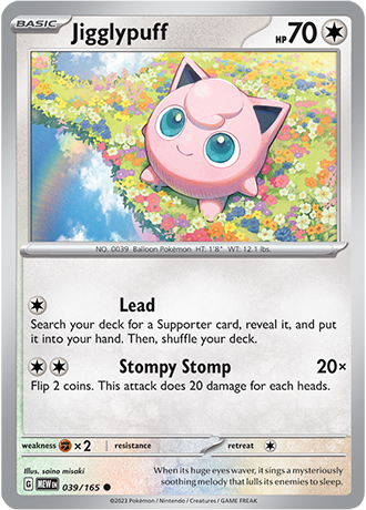 Jigglypuff - 39/165 - Normaal