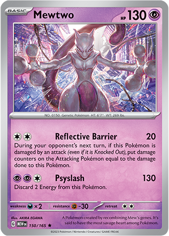 Mewtwo - 150/165 - Holo