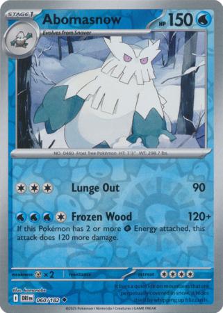 Abomasnow - 60/182 - Reverse