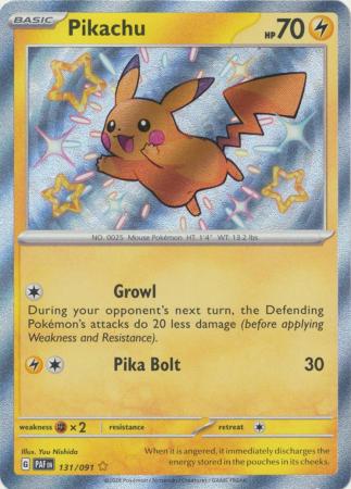 Pikachu Shiny Rare - 131/091