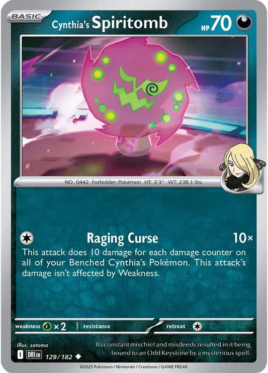 Cynthia's Spiritomb - 129/182 - Normaal