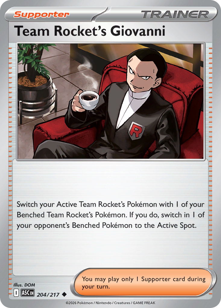 Team Rocket's Giovanni - 204/217 - Normal