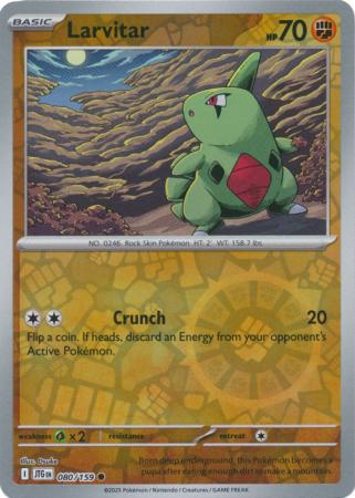 Larvitar - 80/159 - Reverse