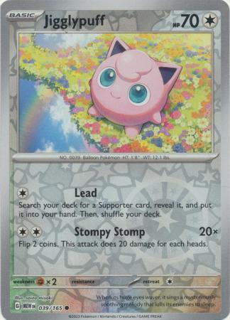 Jigglypuff - 39/165 - Reverse