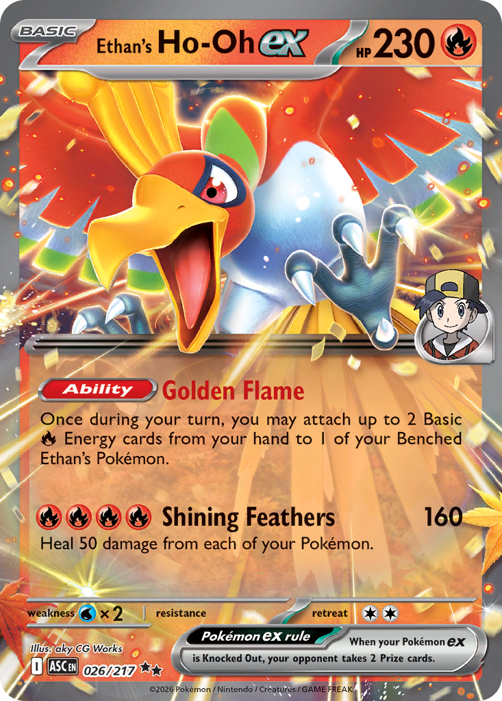 Ethan's Ho-Oh ex - 26/217 - Holo