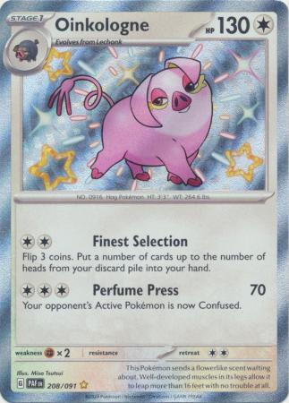 Oinkologne Shiny Zeldzaam - 208/091