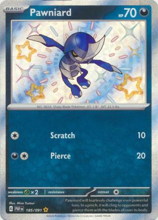 Shiny Pawniard Rare - 185/091