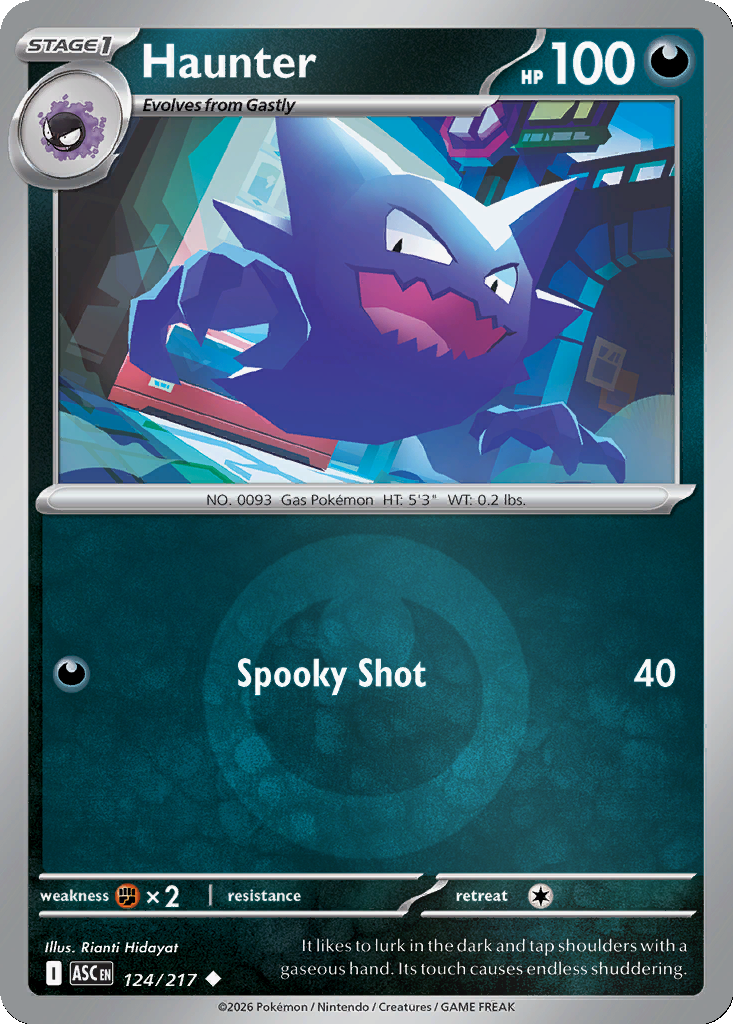 Haunter - 124/217 - Reverse Holo