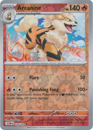 Arcanine - 28/182 - Reverse