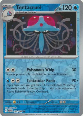 Tentacruel - 73/165 - Reverse