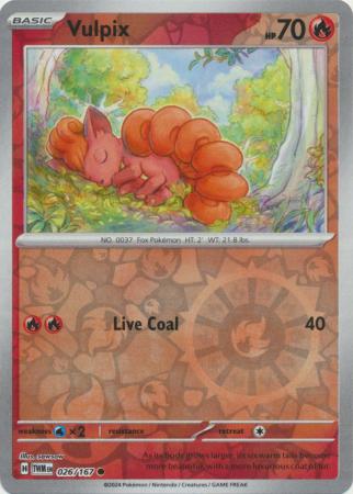 Vulpix - 26/167 - Reverse