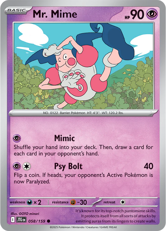 Mr. Mime - 58/159 - Normaal