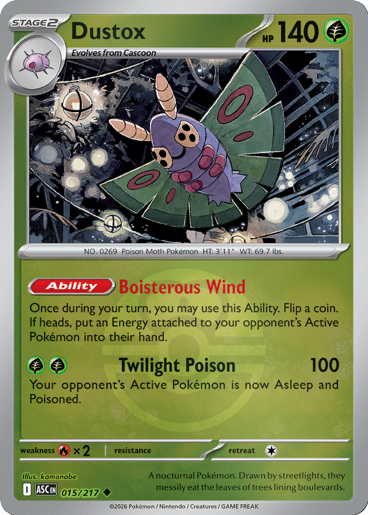 Dustox - 15/217 - Love Ball Holo