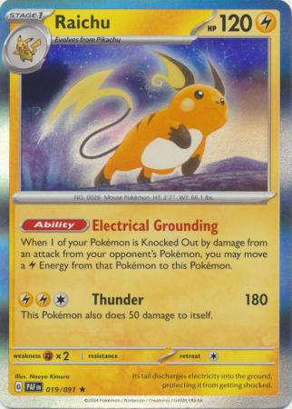 Raichu - 19/91 - Holo