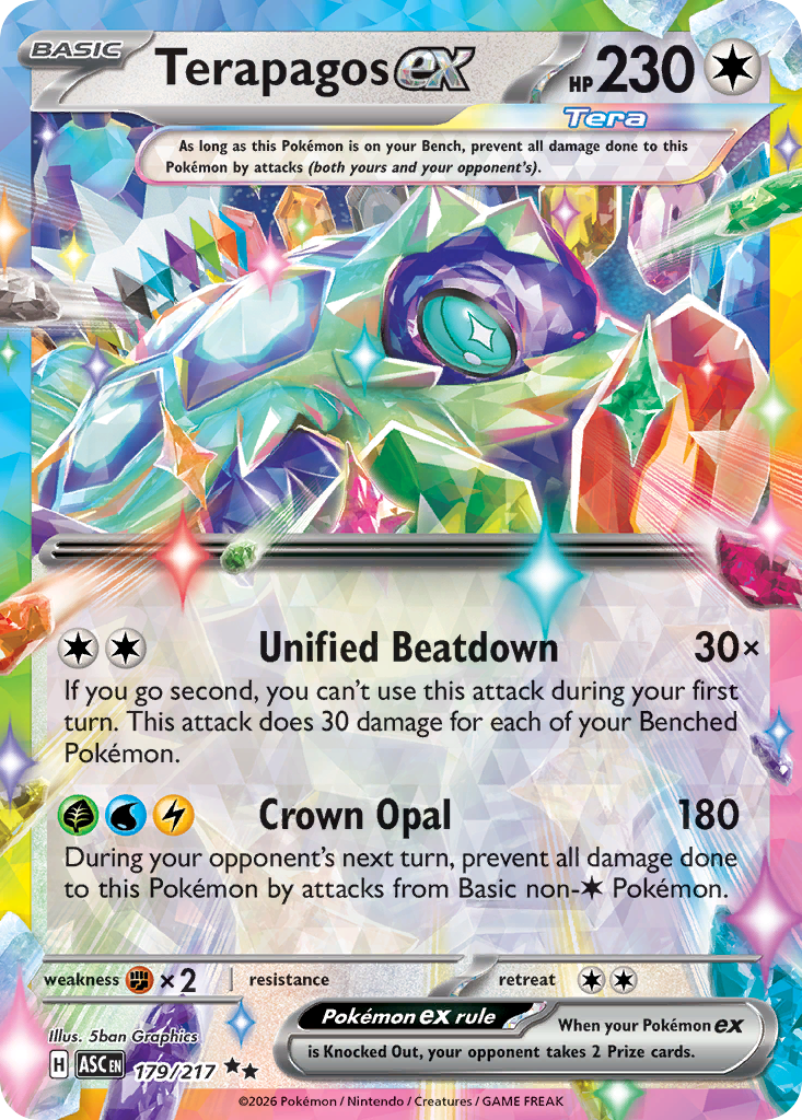 Terapagos ex - 179/217 - Holo