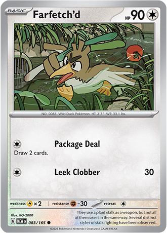 Farfetch'd - 83/165 - Normaal