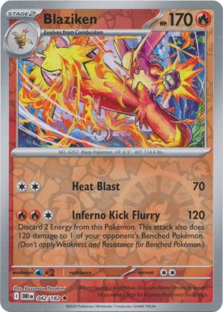 Blaziken - 42/182 - Reverse
