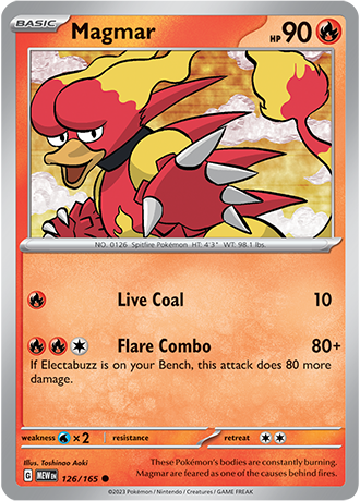 Magmar - 126/165 - Normaal