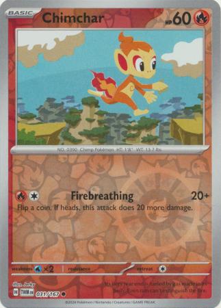 Chimchar - 31/167 - Reverse