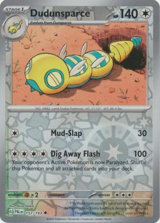 Dudunsparce - 157/193 - Reverse