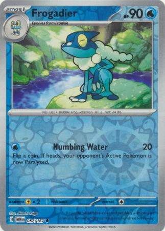 Frogadier - 57/167 - Reverse