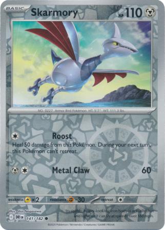 Skarmory - 141/182 - Reverse