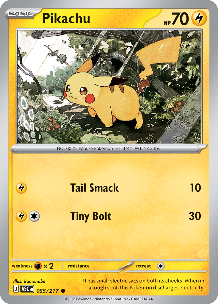 Pikachu - 55/217 - Normaal