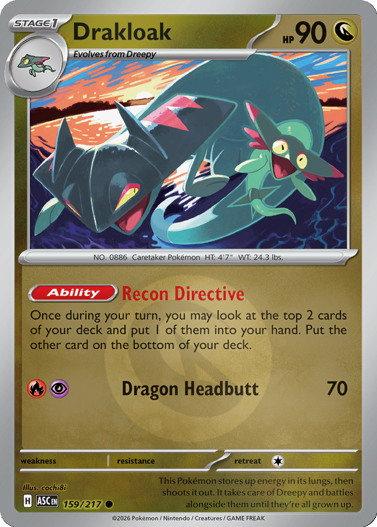 Drakloak - 159/217 - Reverse Holo