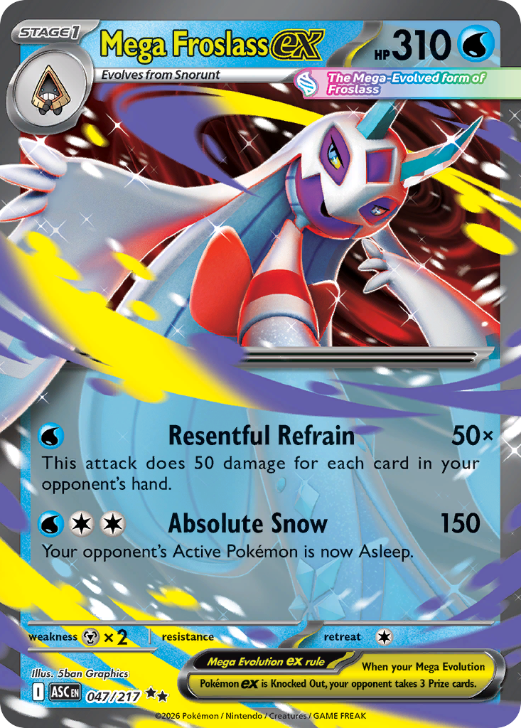 Mega Froslass ex - 47/217 - Holo