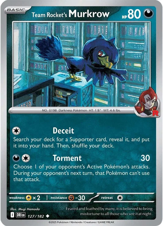 Team Rocket's Murkrow - 127/182 - Normaal