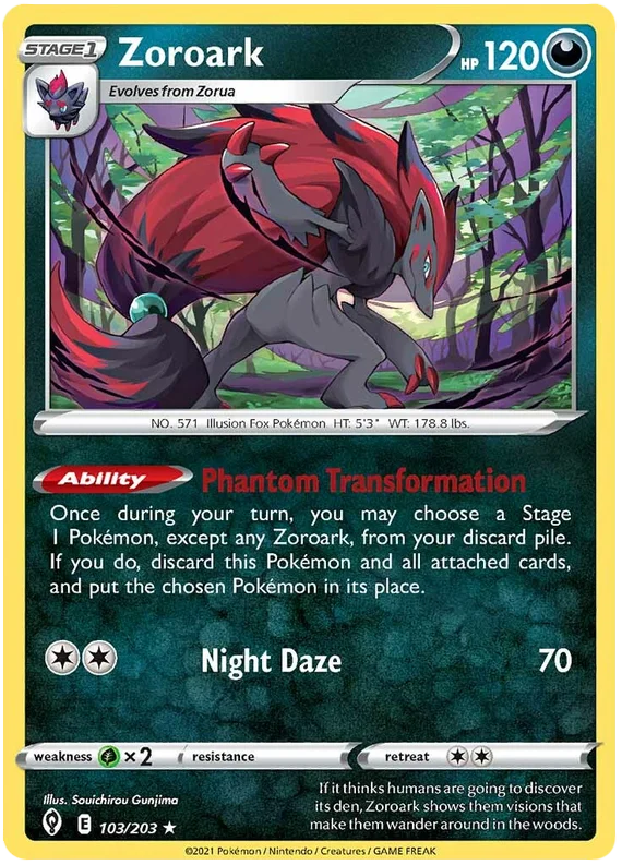 Zoroark holo - 103/203