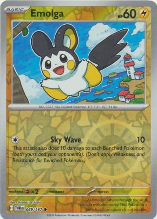 Emolga - 69/167 - Reverse