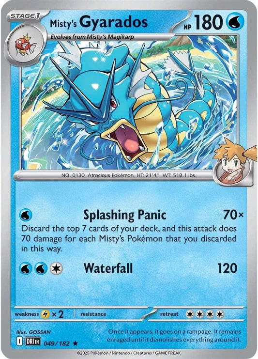 Misty's Gyarados - 49/182 - Holo