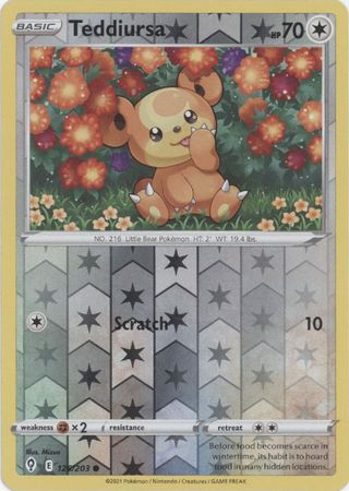 Teddiursa - 126/203 - Reverse