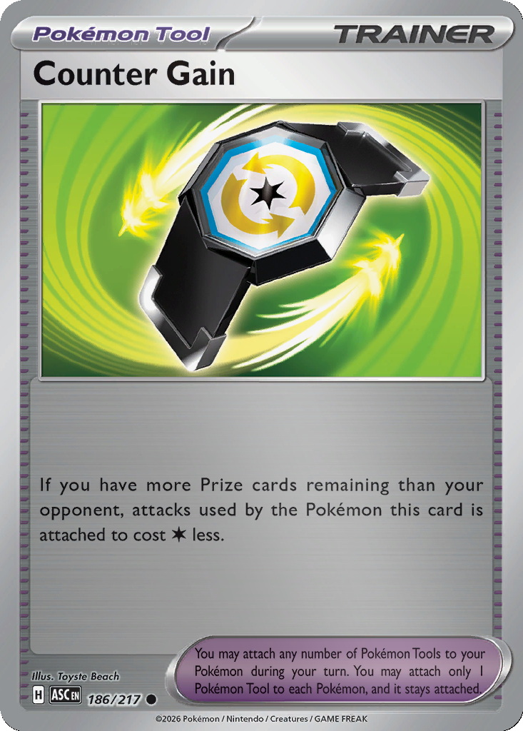 Counter Gain - 186/217 - Reverse Holo