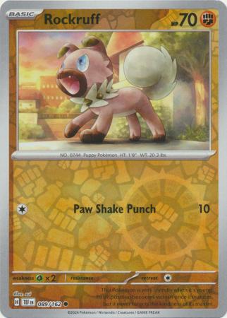 Rockruff - 89/162 - Reverse