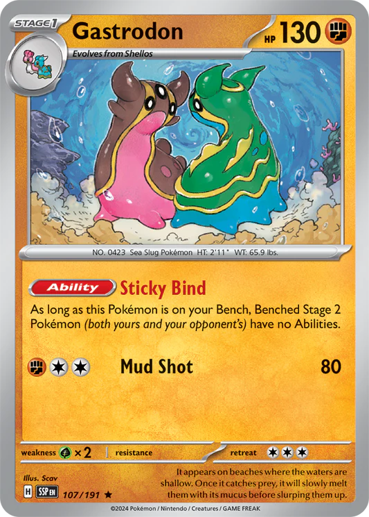 Gastrodon - 107/191 - Holo