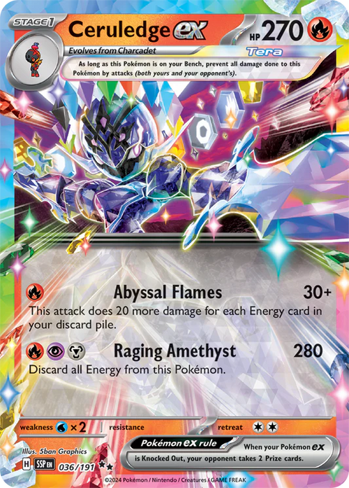 Ceruledge ex - 036/191
