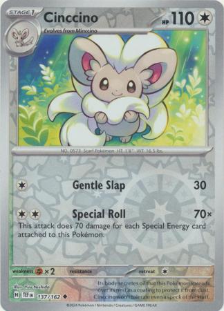 Cinccino - 137/162 - Reverse
