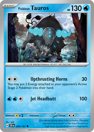 Paldean Tauros - 39/191 - Normaal