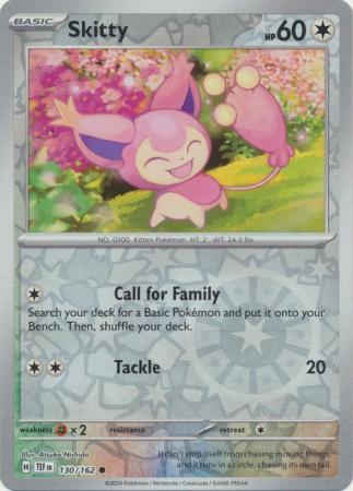Skitty - 130/162 - Reverse