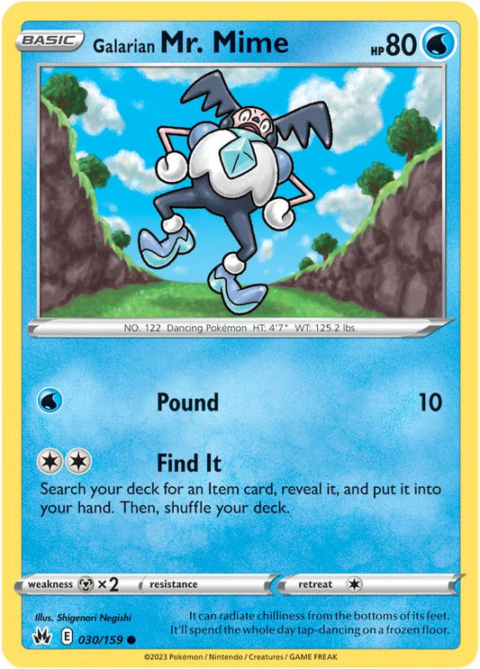 Galarian Mr. Mime - 30/159 - Normaal