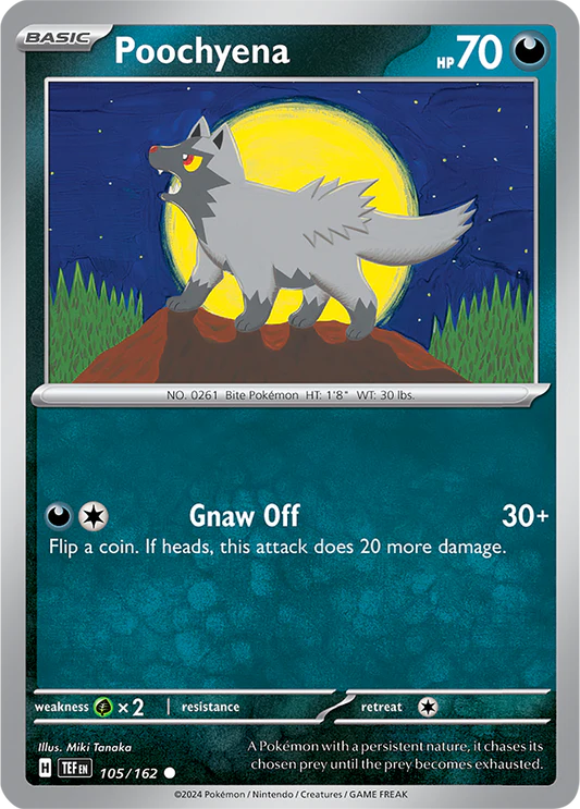 Poochyena - 105/162 - Normal