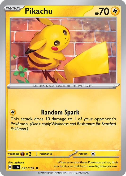 Pikachu - 51/162 - Normaal