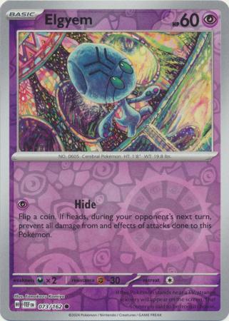 Elgyem - 73/162 - Reverse