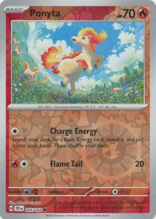 Ponyta - 26/162 - Reverse
