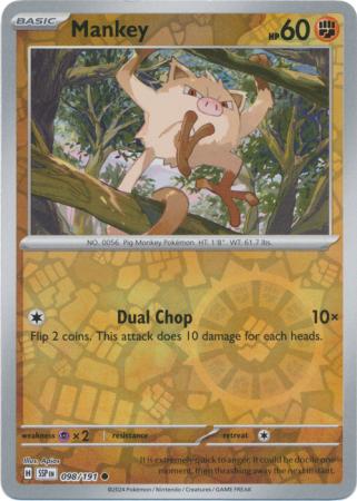 Mankey - 98/191 - Reverse