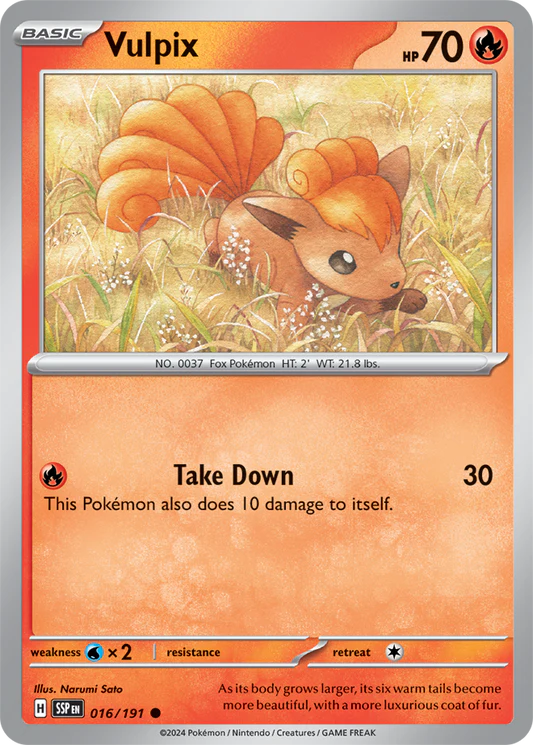Vulpix - 16/191 - Normaal